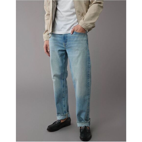 American Eagle Men’s Original Straight Jeans Size 32X30 New - Picture 1 of 6